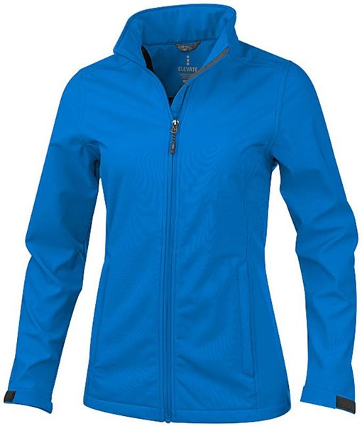 Obrázky: Modrá dámská softshellová bunda Maxson ELEVATE S, Obrázek 1