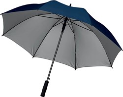Obrázky: Modro-stříbrný automatický deštník 27"
