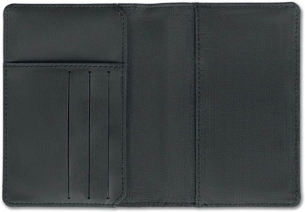 Obrázky: Šedo-černá RFID peněženka/obal na cestovní doklady, Obrázek 7