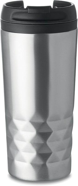 Obrázky: Dvouplášťový matně stříbrný termohrnek 0,28 litru, Obrázek 4