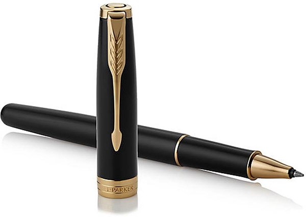 Obrázky: PARKER Sonnet Black GT, plnicí pero, roller, Obrázek 3