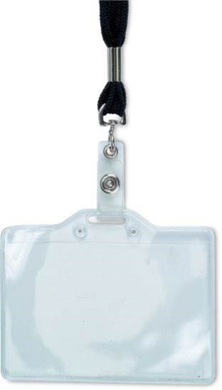 Obrázky: Žlutá plochá šňůrka a klip 15x1000, pouzdro