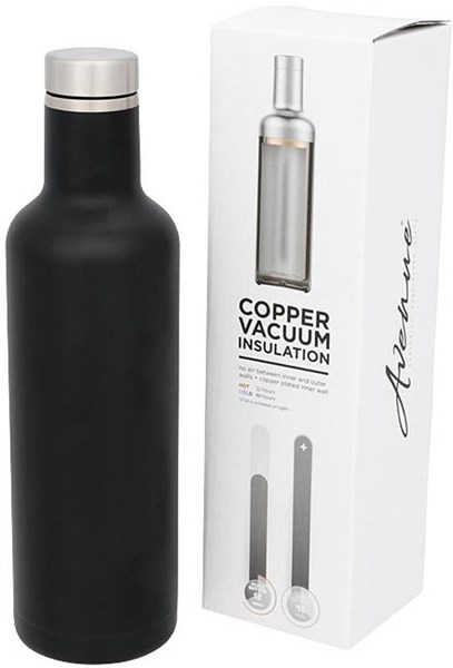 Obrázky: Černá měděná termoska, 750 ml