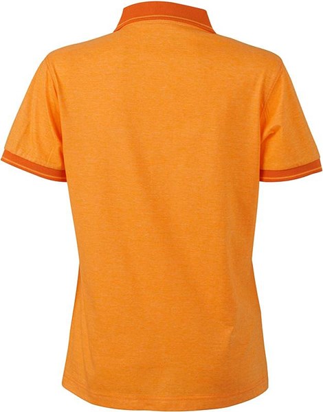 Obrázky: Oranžová dámská polokošile HEATHER MELANGE 170 XL, Obrázek 2