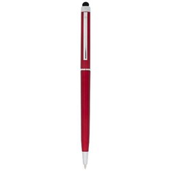 Obrázky: Červené štíhlé plastové pero AX se stylusem