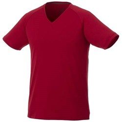 Obrázky: Amery červené CoolFit triko do "V" ELEVATE M