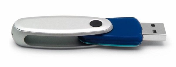 Obrázky: Rotating modrý rotační USB flash disk 1GB, Obrázek 4
