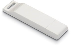 Obrázky: Dataflat plochý bílý USB flash disk 2GB