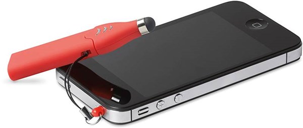Obrázky: OTG Touch USB flash disk 4 GB se stylusem,červený, Obrázek 5