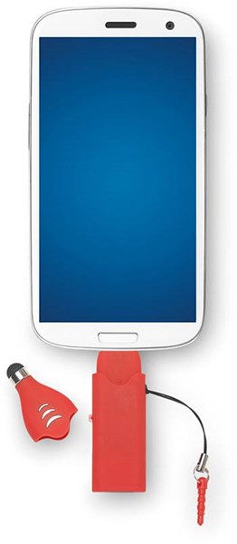 Obrázky: OTG Touch USB flash disk 4 GB se stylusem,červený, Obrázek 6