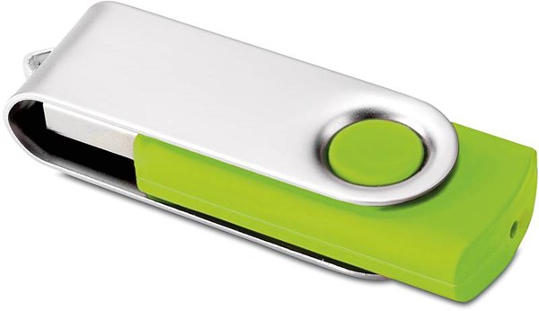 Obrázky: Twister Techmate zeleno-stříbrný USB disk 4GB, Obrázek 5