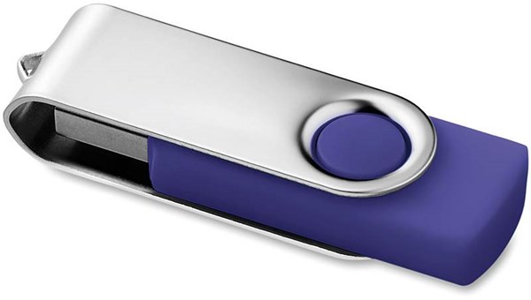 Obrázky: Twister Techmate fialovo-stříbrný USB disk 4GB