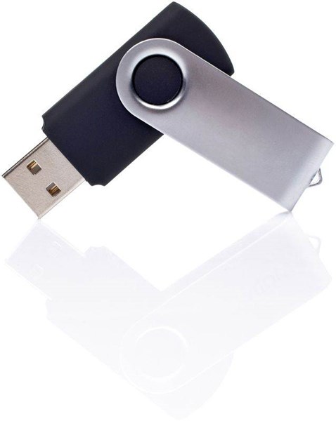 Obrázky: Twister Techmate černo-stříbrný USB disk 4GB, Obrázek 4
