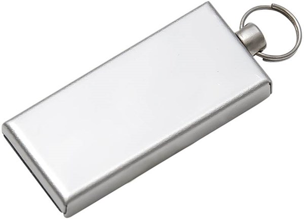 Obrázky: Malý kovový USB flash disk s kroužkem 4GB