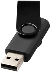 Obrázky: Twister metal černý USB flash disk,4GB