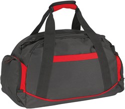Obrázky: Sportovní taška červený lem, oddíl na dva páry bot