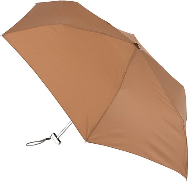 Obrázky: Světle hnědý super lehký skládací mini deštník, Obrázek 2