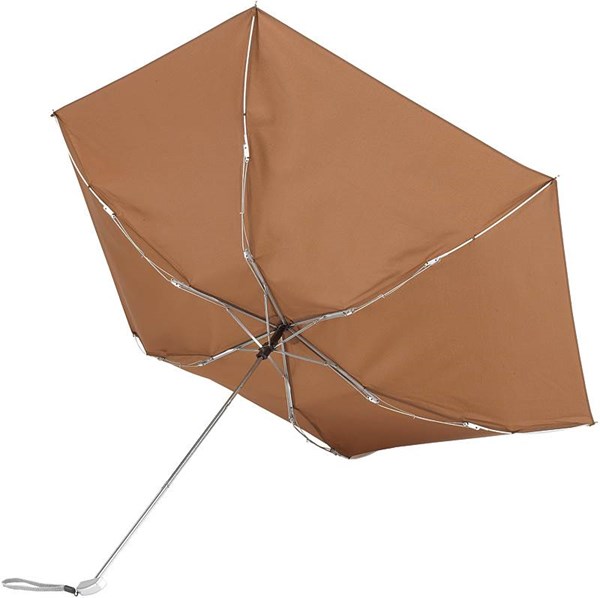 Obrázky: Světle hnědý super lehký skládací mini deštník, Obrázek 4