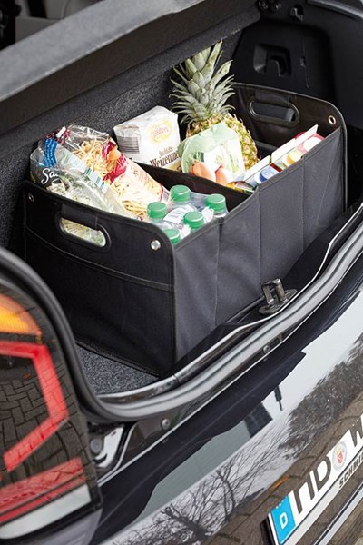 Obrázky: Černý skládací polyesterový box do kufru auta, Obrázek 3