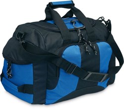 Obrázky: Polyesterová modro-černá taška s oddílem na boty