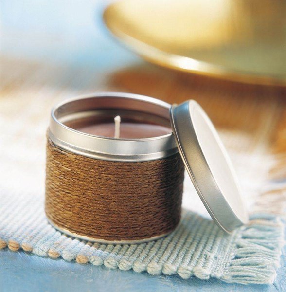 Obrázky: Aromatická svíčka s vůní kávy v plechovém boxu, Obrázek 2