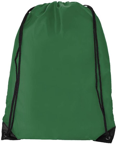 Obrázky: Zelený jednoduchý reklamní batoh, Obrázek 2