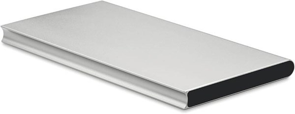 Obrázky: Stříbrná Power banka Poweflat 8000 mAh, Obrázek 2