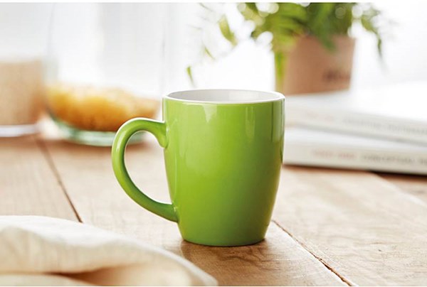 Obrázky: Zelený keramický hrnek o objemu 290 ml, Obrázek 2