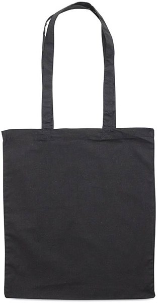 Obrázky: Černá bavlněná nákupní taška 140 g/m2