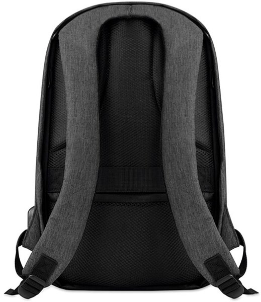 Obrázky: Elegantní černý batoh s USB nabíjecím kabelem, Obrázek 4