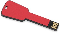 Obrázky: Keyflash červený hliník.flash disk tvaru klíče 2GB