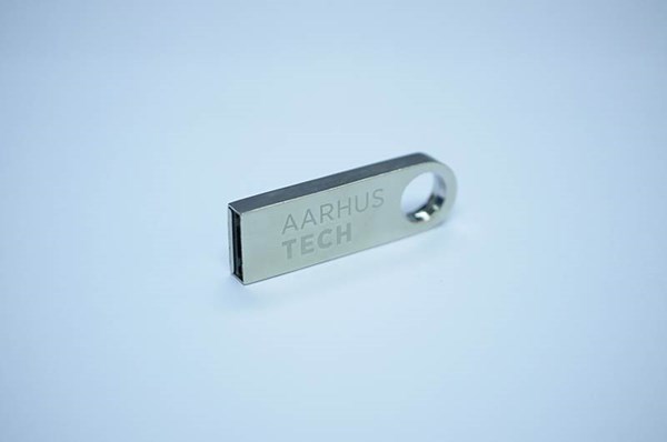 Obrázky: Compact hliníkový USB flash disk s očkem 8GB, Obrázek 3