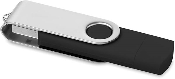 Obrázky: OTG Twister flash disk 8 GB s micro USB, černý