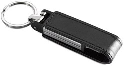Obrázky: Magring USB flash disk 8GB v černém kož. obalu