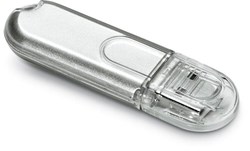 Obrázky: Infotech mini USB flash disk stříbrný 8GB