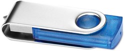Obrázky: Twister Transtech 3.0 modro-stříbr. USB disk 32GB