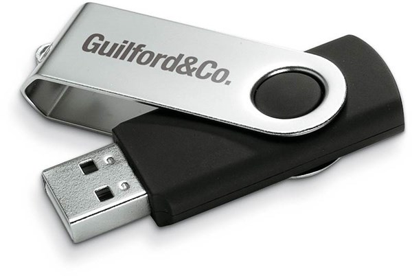 Obrázky: Twister Techmate černo-stříbrný USB disk 32GB, Obrázek 5
