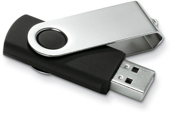 Obrázky: Twister Techmate černo-stříbrný USB disk 32GB, Obrázek 2