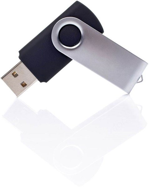 Obrázky: Twister Techmate černo-stříbrný USB disk 32GB, Obrázek 3