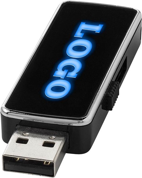 Obrázky: USB flash disk s podsvíceným modrým logem 16G