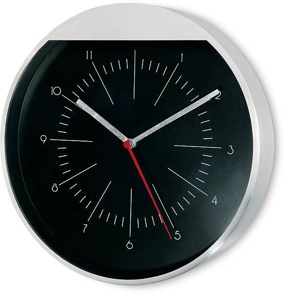 Obrázky: Nástěnné hodiny ROUNDABOUT s černým ciferníkem