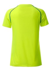 Obrázky: Dámské funkční tričko SPORT 130, žlutá/modrá L