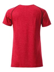 Obrázky: Dámské funkční tričko SPORT 130, červený melír S