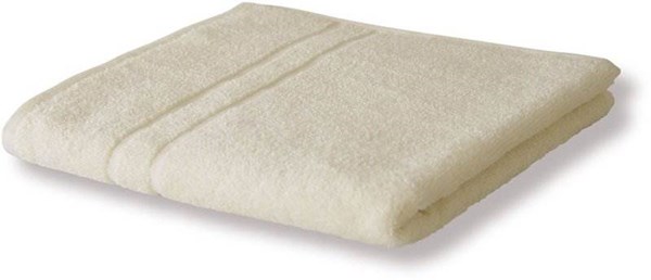 Obrázky: Krémový froté ručník LUXURY, gramáž 400 g/m2