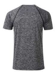 Obrázky: Pánské funkční tričko SPORT 130, černý melír XL
