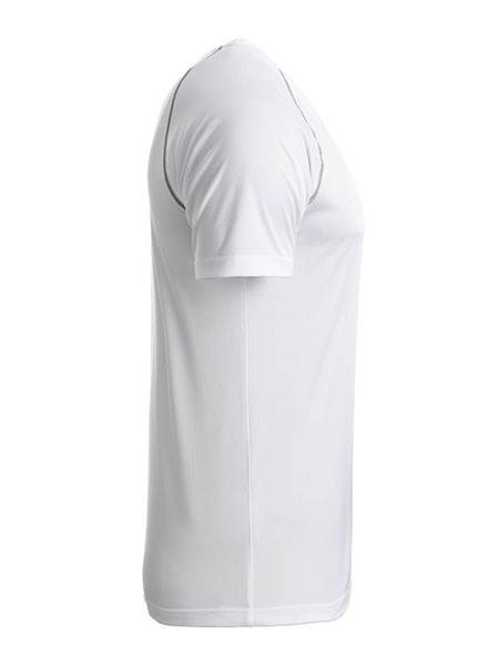 Obrázky: Pánské funkční tričko SPORT 130, bílá/šedá XL, Obrázek 4