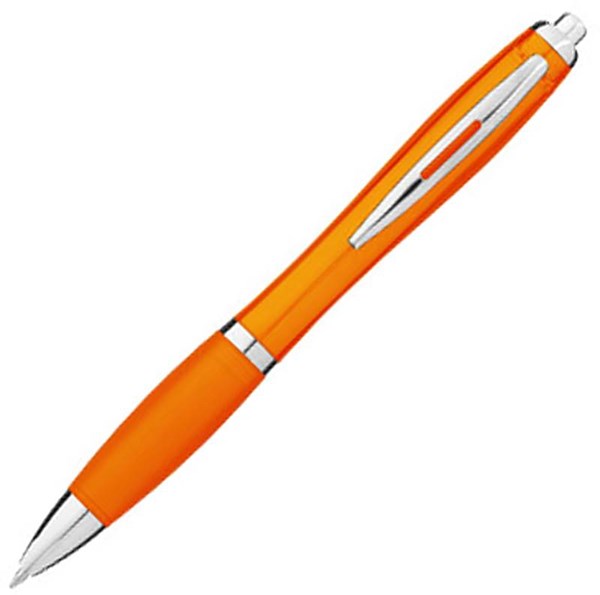 Obrázky: Oranžové kuličkové pero s úchopem, MN, Obrázek 2