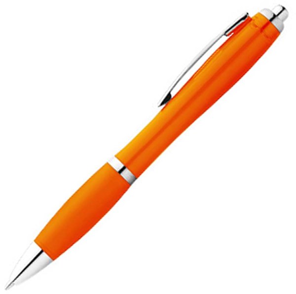Obrázky: Oranžové kuličkové pero s úchopem, MN, Obrázek 3