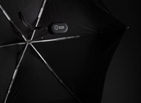 Obrázky: Mini černý lehký deštník Swiss Peak, Obrázek 7