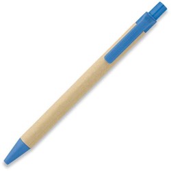 Obrázky: Ekologické kuličkové pero,modro-přírodní